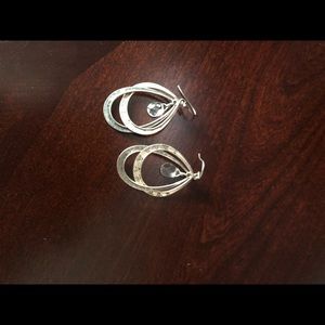 Silpada Sterling Silver 925 Double hoop earrings